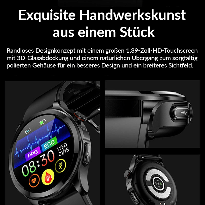 Kara Care plus® - Blutzuckerüberwachung & SOS-Notfall-Smartwatch